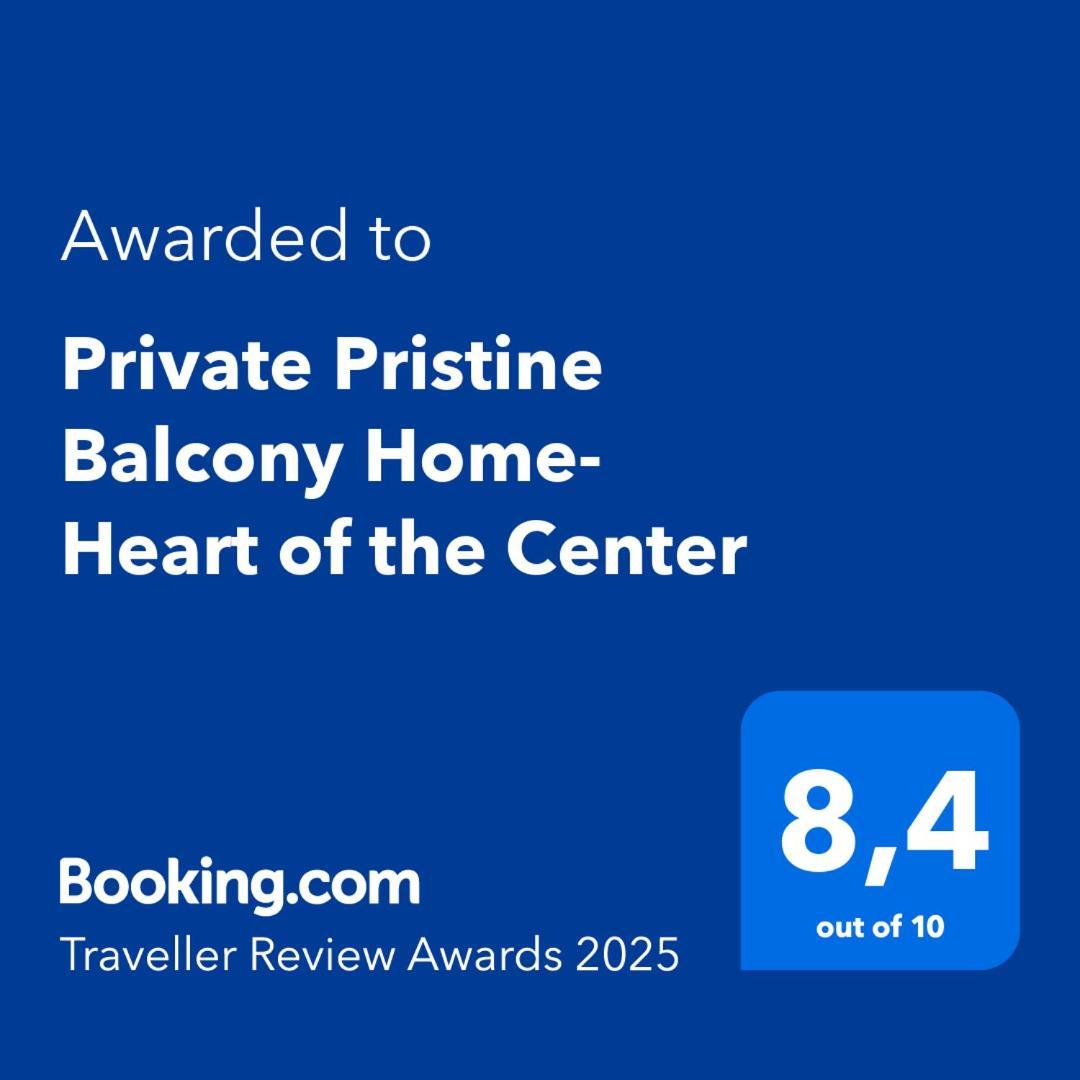 Private Pristine Balcony Home- Heart Of The Center 테살로니키 외부 사진